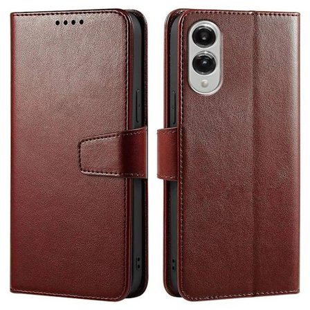 Samsung Galaxy S25 Edge Cover with Card slots - Brown