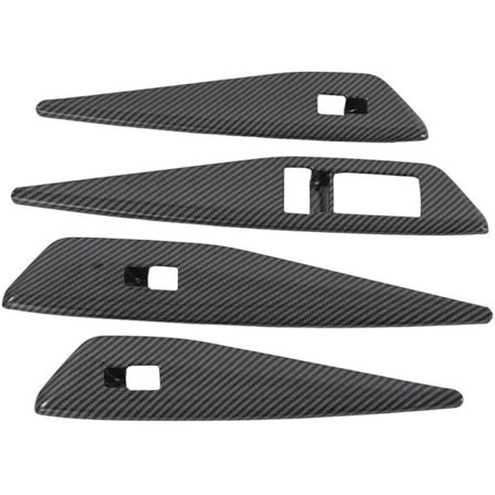 4 stk. Bilfiber Vindusglass Heisbryter Deksel Trim for ID.4X ID4X 2022