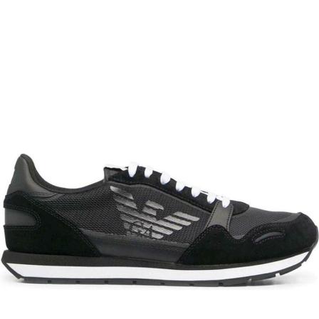 Emporio Armani, Sneakers Zwart, Heren, Maat:44 EU