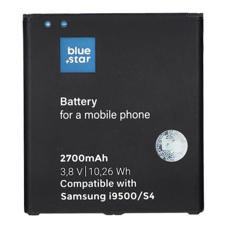 Blå stjerne Samsung S4 Batteri I9500 2700mAh PREMIUM