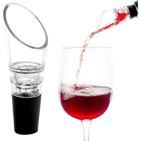 Vit/Rödvin Luftare Hällpip, Akryl, Flerfärgad, 7 x 3 x 3 cm