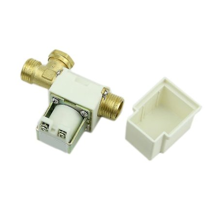 24V DC Elektrisk Magnetventil til Varmt Vand og Luft - 1/2" Normalt Lukket