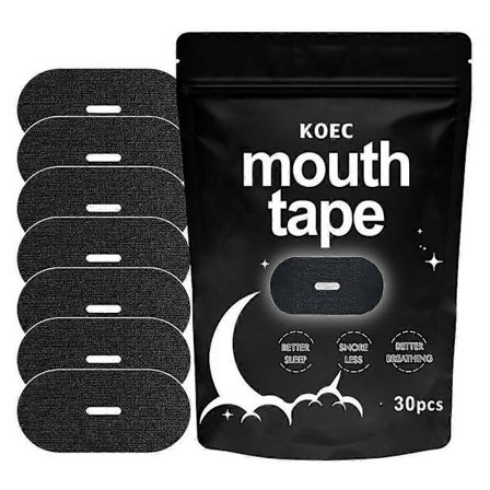 Muntejp för sömn, Allergivänlig muntejp mot snarkning, Muntejp mot snarkning för mindre munandning