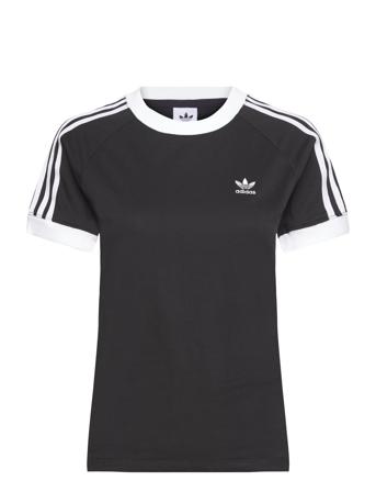 3 S Slim Tee T-shirts & Tops Short-sleeved Svart Adidas Originals*Betinget Tilbud