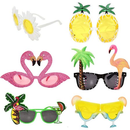 Roliga solglasögon för cocktailpartyer, festliga solglasögon A