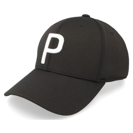 Puma - Svart adjustable Keps - Kids P Cap Black/White Glow Adjustable @ Hatstore