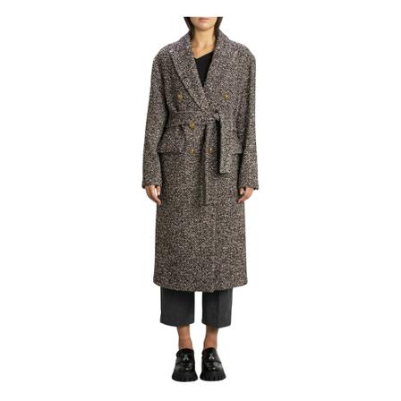 Pinko Coats Brun, Dame Uldfrakker