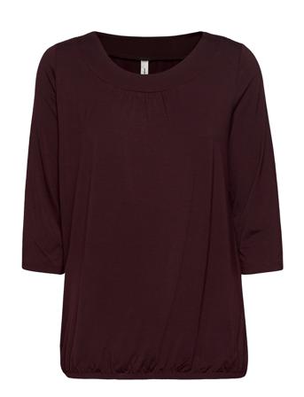 Sc-Marica Blouses Short-sleeved Rød Soyaconcept