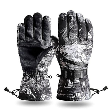 Män och kvinnor vintersnöhandskar, utomhusskidhandskar Vattentäta och vindtäta