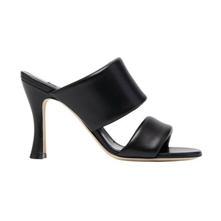 Sergio Rossi, Sandals Zwart, Dames, Maat:38 EU