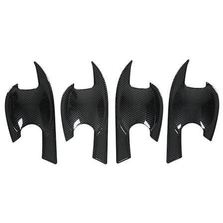 4 KPL Auton Ovenkahvan Kupin Suojus Hiilikuitutyylinen Liimattava Vaihto Honda Civic 11. sukupolvelle 2022