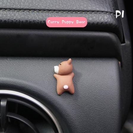 Bildekoration Mini Sova e Djur Resin Bil Motorcykel Bik 1