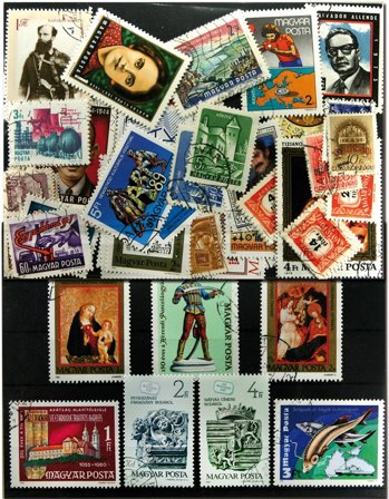 Ungarn - 100 forskellige frimærker IV - Alle i komplette sæt