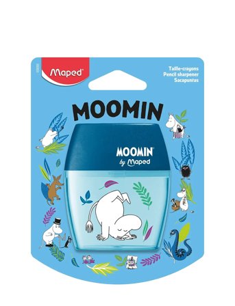 Dsignhouse Moomin Moomin Pencil Sharpener 2-Holes Blister - Multi/patterned - 12.5X 9.5X 2.6CM