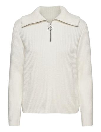 Objrachel L/S Knit Pullover Pullover Hvit Object