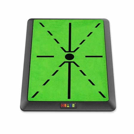 Golf Træningsmåtte, Golfmåtte Analyse Svingbane, Udendørs/Indendørs Golf Svingtræner Bærbar Golf Træningsmåtte til Forbedring af Svingpræcision og