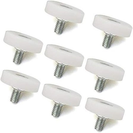 Nylonhjul (diameter 19 mm) hjul med skruv sm