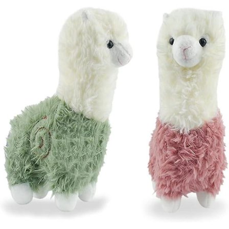 2 søte alpakka-kosedyr - Myke leketøysputer