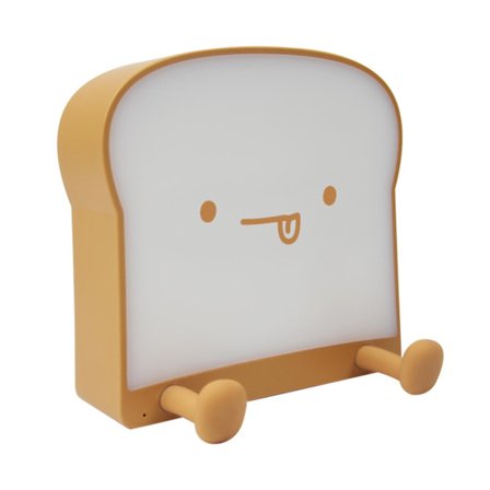 Cute Toast Bread Night Light,portable Led Night Lamp For Bedroom