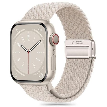 Tech-Protect Nylonmag Watch Strap for Apple Watch 42/44/45/49 mm - Beige