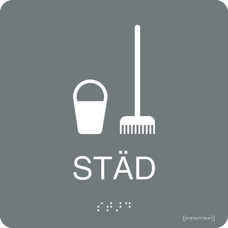 Systemtext 236811 Skylt 150 x 150 mm, Skyltar & tillbehör