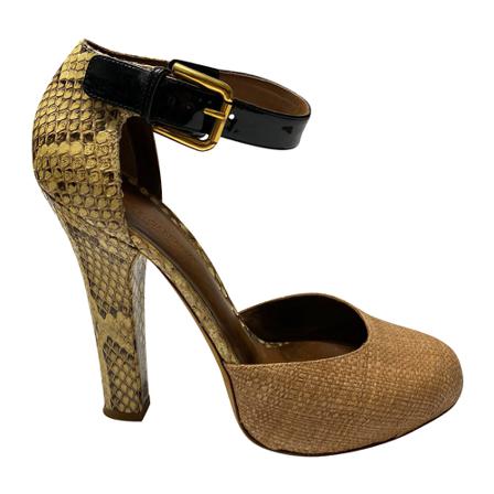 Dolce & Gabbana Pre-owned Pre-owned Animal Print DOrsay Pumps inbo, Dame Vintage Sko, Størrelse: 40 EU