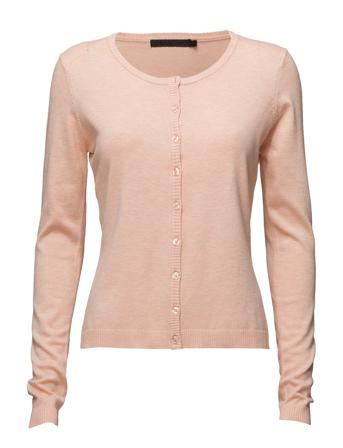 New Laura Cardigan Strikket Trøje Cardigan Lyserød Minus