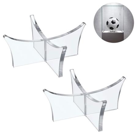 2 stk. Basketball Stand Holder Akryl Display Transparent