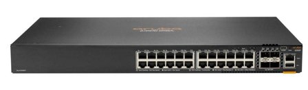Hewlett Packard Enterprise HPE Aruba 6200F 24G Class4 PoE 4SFP+ 370W Switch - switch - Max. Stacking Distance 10 km - 24 porter - Styrt -