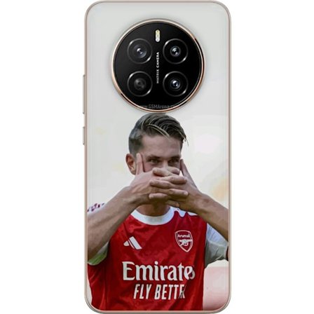 Kompatibelt Mobilskal till Honor Honor Magic7 Närbild på målgest i matchtröja