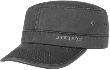 Stetson Army Cap CO/PES Black