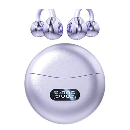 Sann trådlösa Bluetooth-hörlurar M79 Öronklämma Trådlösa hörlurar Vattentäta med mikrofon TWS Bluetooth 5.4 Hörlurar