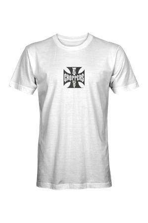 Tricou West Coast Choppers OG Classic alb/negru XXL