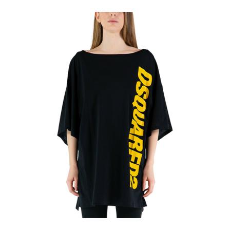 Dsquared2 T-Shirts , Zwart , Dames , Maat: M