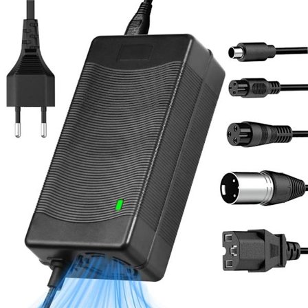 Universaloplader til elcykler, 5-i-1 stik, 163,8W