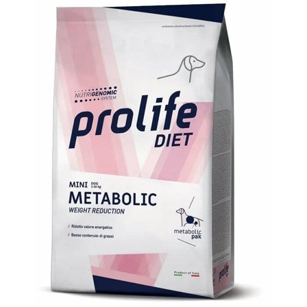 Prolife Dog Diet Metabolic Cibo Secco Per Cani Adulti Taglia Mini