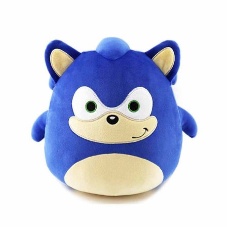 23 CM Sonic Squishmallows plysj - Supermyk og klemmbar kosegave i