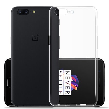 Transparent Silikon TPU-Skal till Oneplus 5