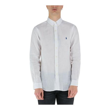 Polo Ralph Lauren, Long Sleeved Shirt Biały, Mężczyzna, Rozmiar: L