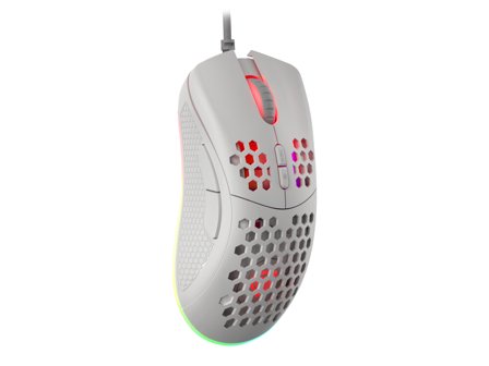 GENESIS Gaming Mouse Krypton 555 Wired, 8000 DPI, USB 2.0, White