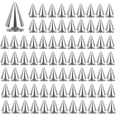 100 kappaletta 7x10 mm metalliset koriste niitit Punk Spikes Cones Niitit Killer