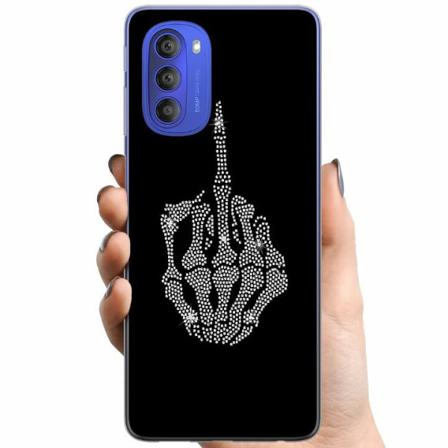 Motorola Moto G51 5g Tpu Mobilskal Fuck You Bling