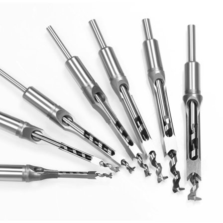 Firkantet hulbor til træbearbejdning, tenonbor, firkantet øjebor, kernebor, salatbor, træbearbejdningsåbning (6 mm)