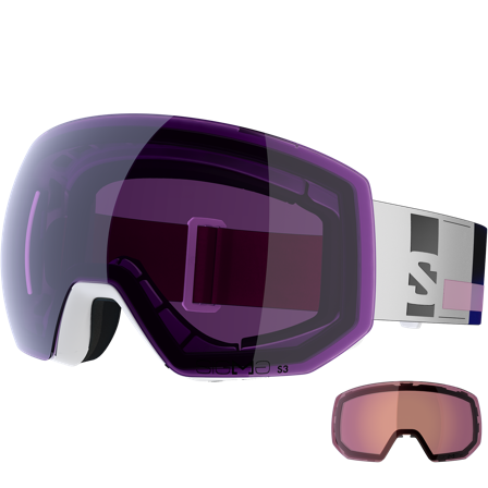 Salomon - Unisex Goggles Radium Pro Sigma +1 Lens - White