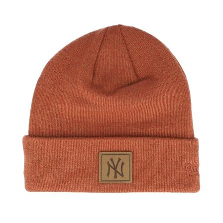 New Era - MLB Arancia cuff Beanie - New York Yankees Team Patch Cuff Beanie Terracotta Cuff @ Hatstore