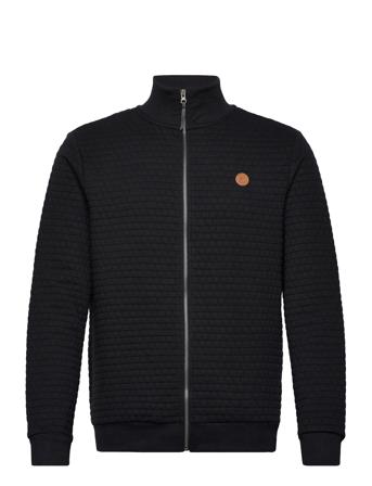 Inbermie Knitwear Full Zip Jumpers Svart INDICODE*Betinget Tilbud