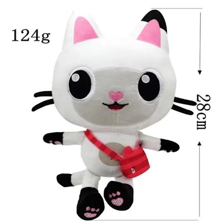 Gabby's Dollhouse kosedyr 25-28cm Ryggsekk-katt