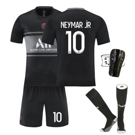 Paris 2 Borta Fotbollströja Set-svart L