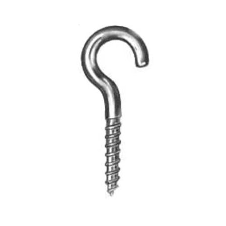 LKB 1427015 Takkrok med tregjenget skrue 50 x 75 mm, Installasjonsmaterial