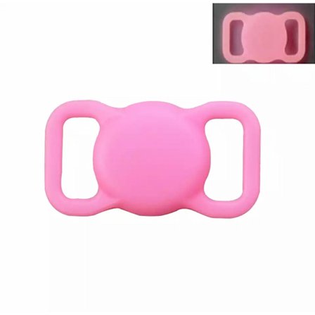 SiGN AirTag Dog Collar Case - Luminous Pink